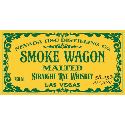 Nevada H&C Smoke Wagon Malted Straight Rye - Available at Wooden Cork