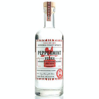 Sonoma Coast Spirits Peppermint Flavored Vodka - Available at Wooden Cork