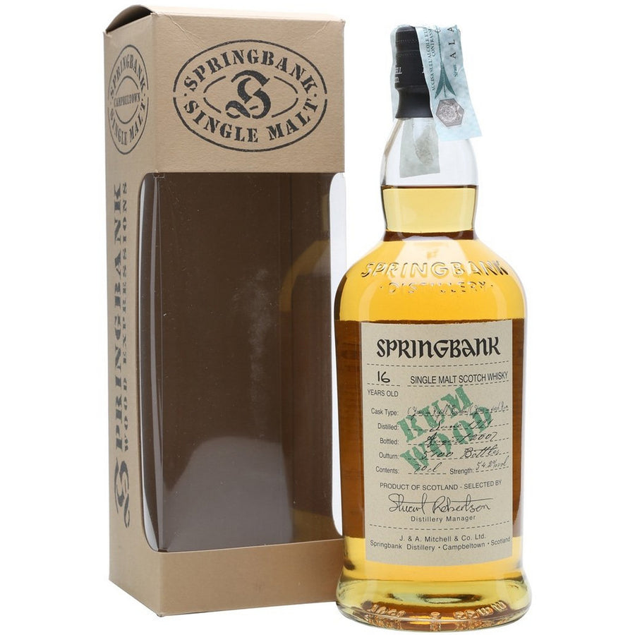 Springbank 1991 16 Year Old Rum Wood - Available at Wooden Cork