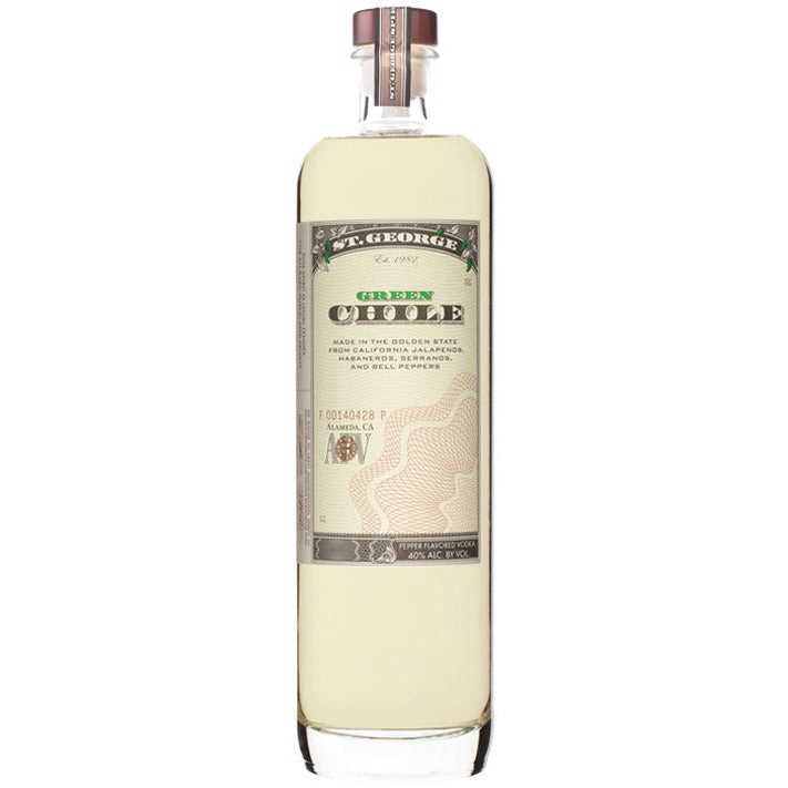 St. George Spirits Green Chile Vodka - Available at Wooden Cork