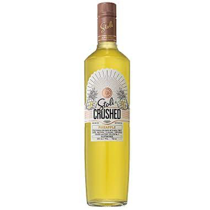 Stolichnaya Pineapple Flavored Vodka Stoli Crushed - Available at Wooden Cork