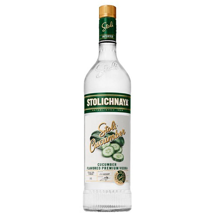 Stolichnaya Cucumber Flavored Premium Vodka - Available at Wooden Cork