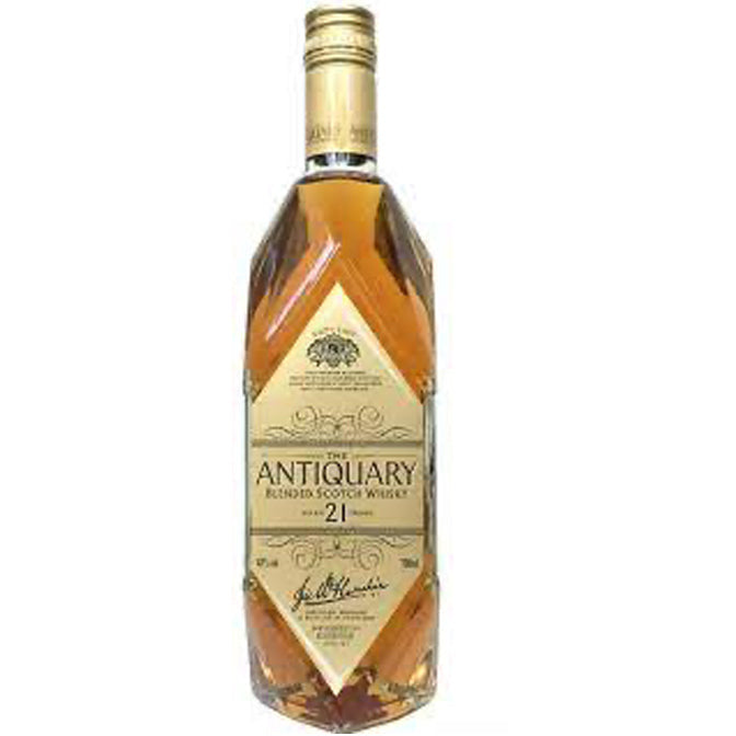 The Antiquary 21 Year Old Blended Scotch Whisky - Available at Wooden Cork