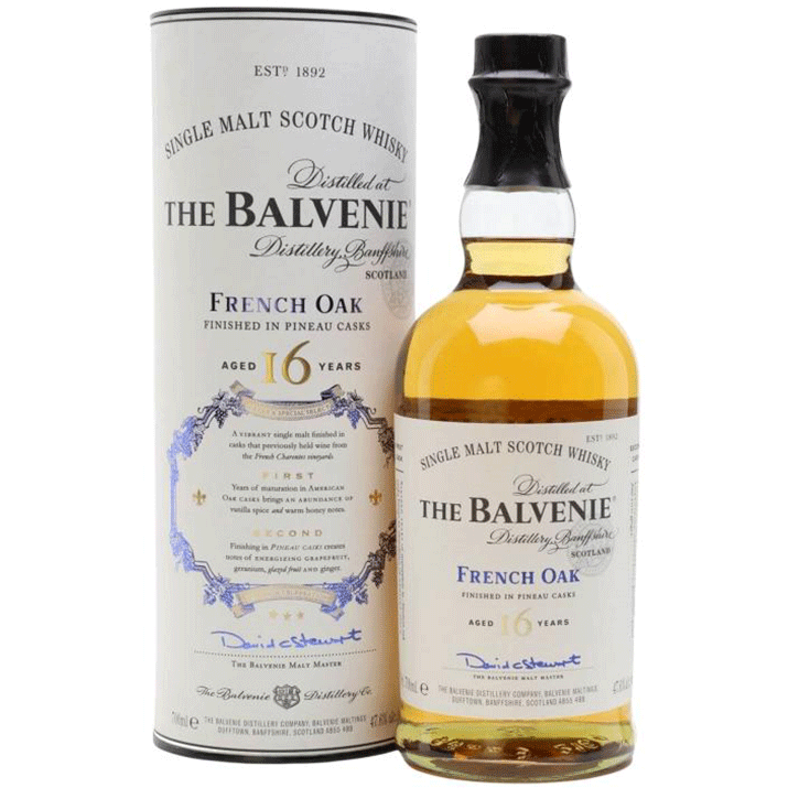 The Balvenie 16 Year Old French Oak Single Malt Scotch Whiskey - Available at Wooden Cork