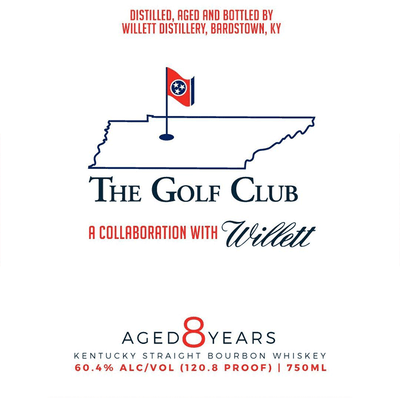 The Golf Club of Tennessee Willett 8 Year Kentucky Straight Bourbon (120.8 proof) - Available at Wooden Cork
