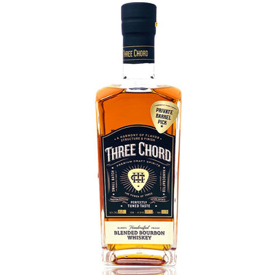 Three Chord Single Barrel Blended Bourbon Whiskey Honey Cask Finish 'San Diego Barrel Boys' Select - Available at Wooden Cork