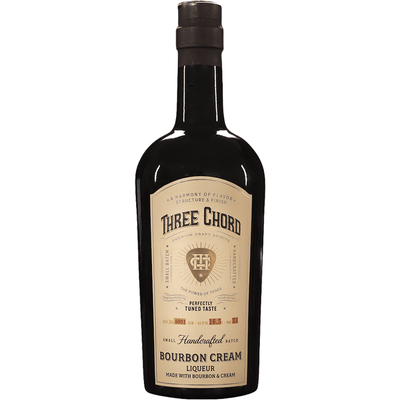 Three Chord Small Batch Handcrafted Bourbon Cream Liqueur - Available at Wooden Cork