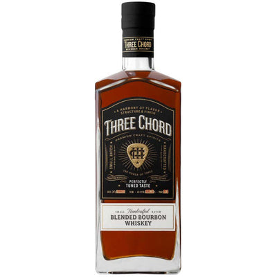 Three Chord Small Batch Blended Bourbon Whiskey - Available at Wooden Cork