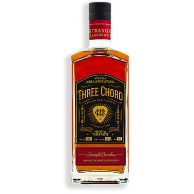 Three Chord Strange Collaboration Small Batch Kentucky Straight Bourbon Whiskey - Available at Wooden Cork