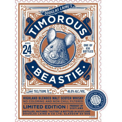 Douglas Laing Timorous Beastie 24 Year Highland Malt Scotch Whisky - Available at Wooden Cork