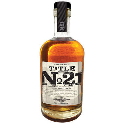 Title No. 21 Blended American Whiskey - Available at Wooden Cork
