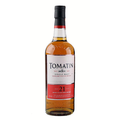 Tomatin 21 Year Old Highland Single Malt Scotch Whisky - Available at Wooden Cork