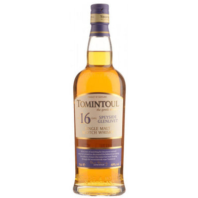 Tomintoul 16 Year Old Speyside Glenlivet Single Malt Scotch Whisky - Available at Wooden Cork