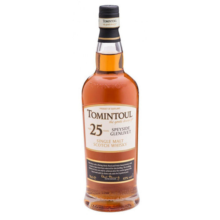 Tomintoul 25 Year Old Speyside Glenlivet Single Malt Scotch Whisky 86 Proof - Available at Wooden Cork