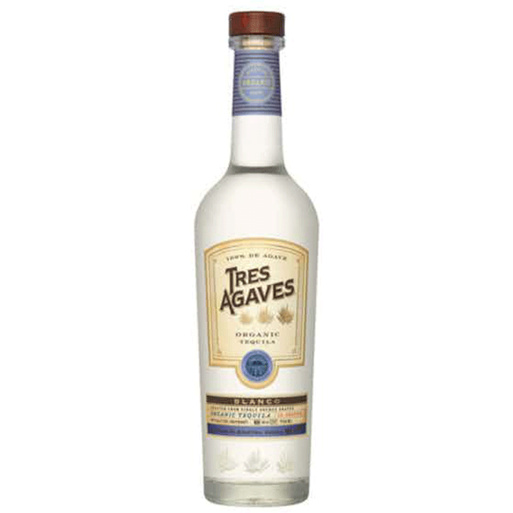 Tres Agaves Organic Blanco Tequila - Available at Wooden Cork