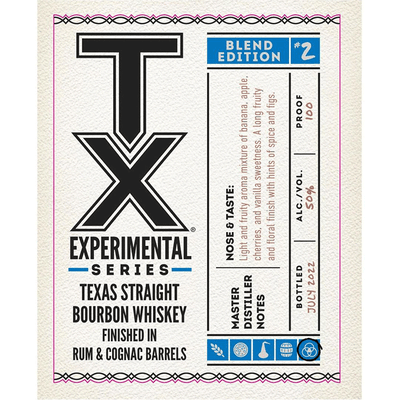 Firestone & Robertson TX Experimental Series Texas Straight Bourbon Blend Edition No. 2 - Available at Wooden Cork