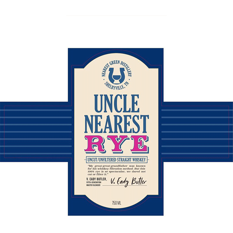 Uncle Nearest Rye - Available at Wooden Cork