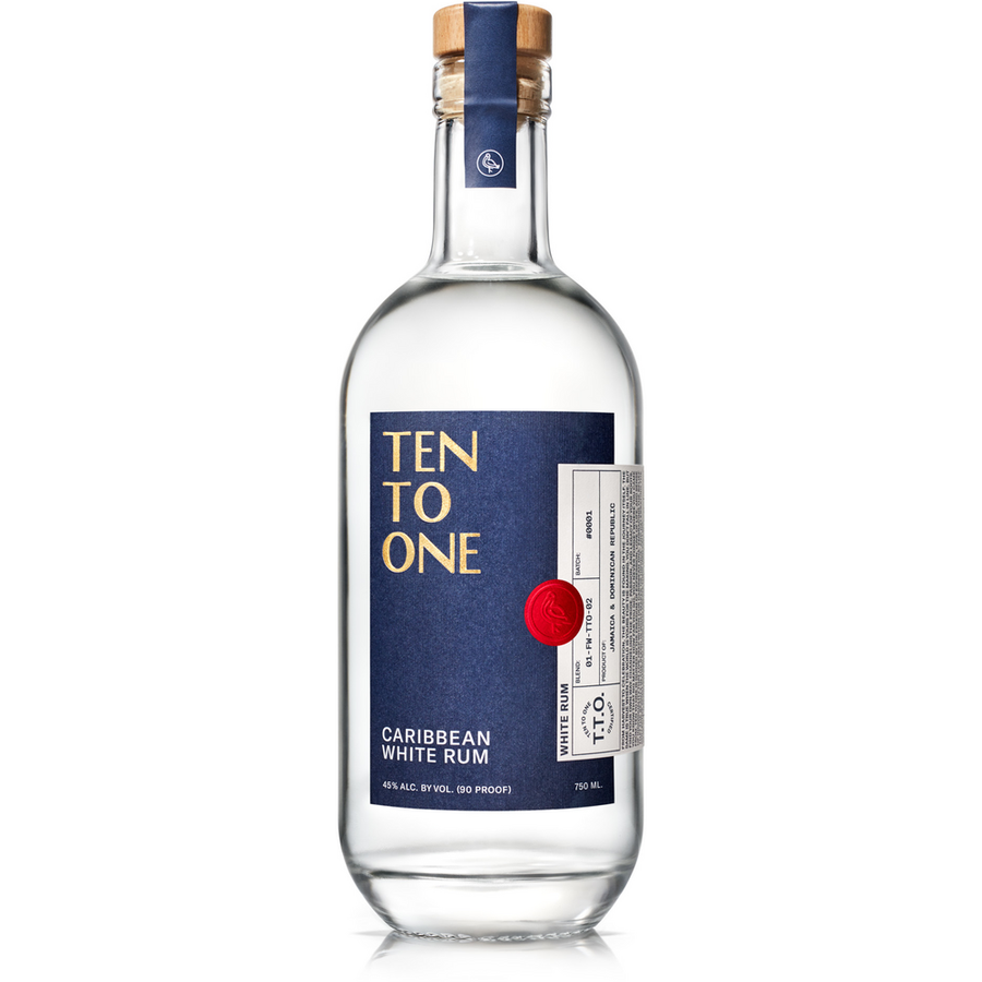 Ten To One White Rum 90 Proof - Available at Wooden Cork