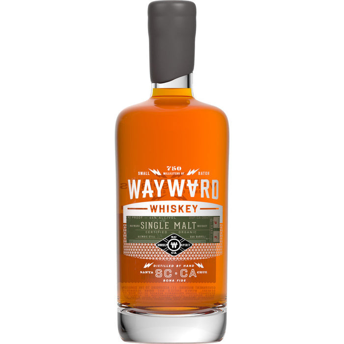 Wayward Whiskey Single Malt - Available at Wooden Cork