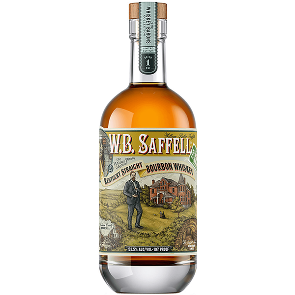 W.B. Saffell Bourbon Whiskey 375ML – Wooden Cork