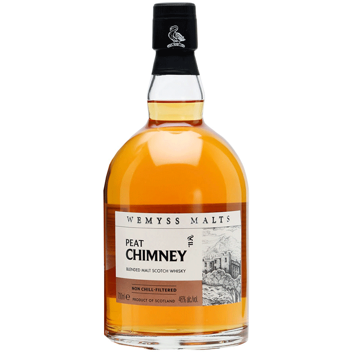 Wemyss Malts Peat Chimney Non-Chill Filtered Blended Malt Scotch Whisky - Available at Wooden Cork