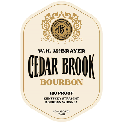W.H. McBrayer Cedar Brook Kentucky Straight Bourbon - Available at Wooden Cork