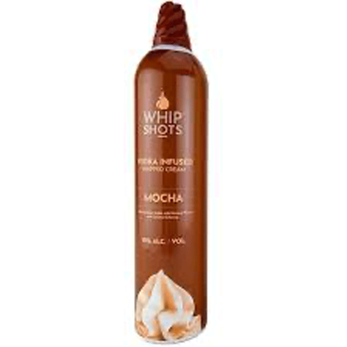 Whipshots Mocha Vodka Infused Whipped Cream by Cardi B 200ml - Available at Wooden Cork