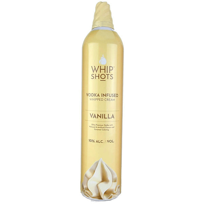 Whipshots Vanilla Vodka Infused Whipped Cream by Cardi B 200ml - Available at Wooden Cork