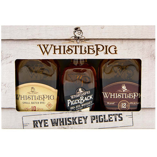 WhistlePig Rye Whiskey Piglets Flight Gift Set | 3x 50ml