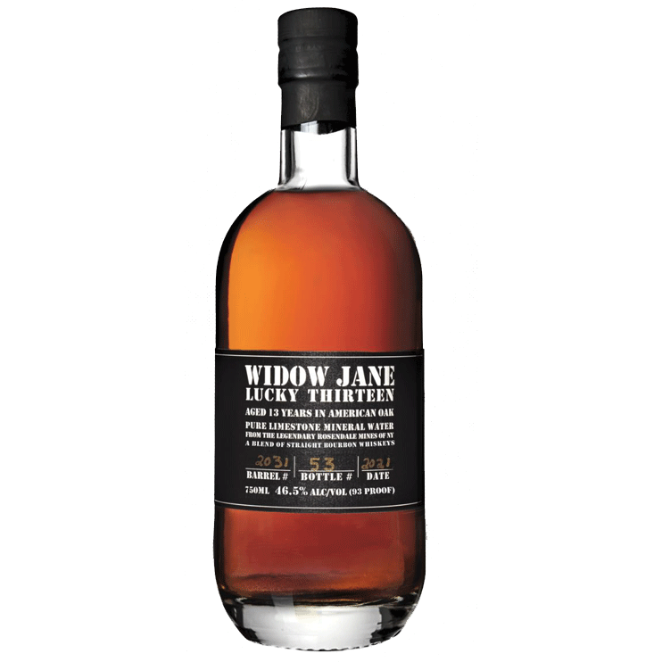 Widow Jane 13 Years Old Lucky Thirteen American Oak Straight Bourbon Whiskey - Available at Wooden Cork