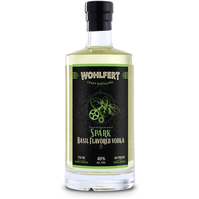 Wohlfert Spark Basil Flavored Vodka - Available at Wooden Cork