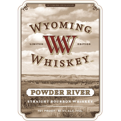 Wyoming 6 Year Powder River Straight Bourbon - Available at Wooden Cork
