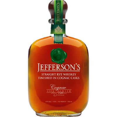 Jeffersons Rye Cognac Cask Bourbon Whiskey - Available at Wooden Cork
