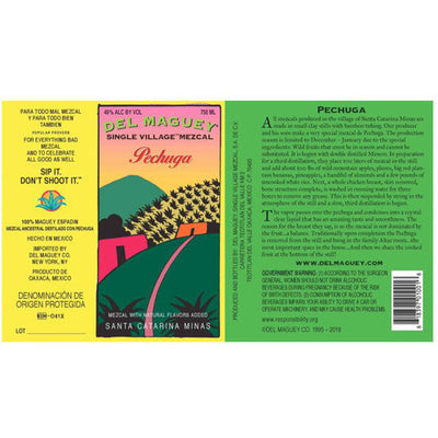 Del Maguey Pechuga Mezcal Tequila - Available at Wooden Cork
