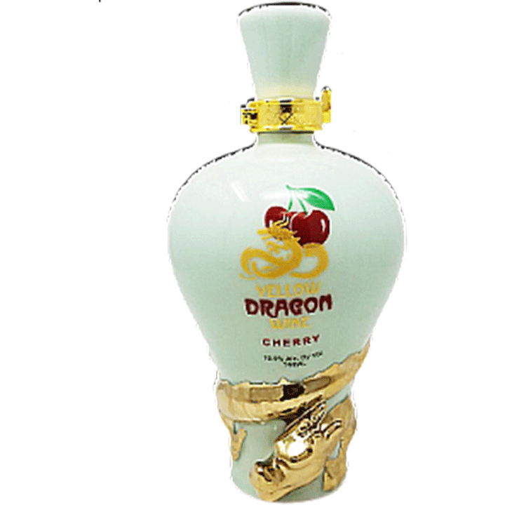 Yellow Dragon Fire Cherry Sparkling Wine - Available at Wooden Cork