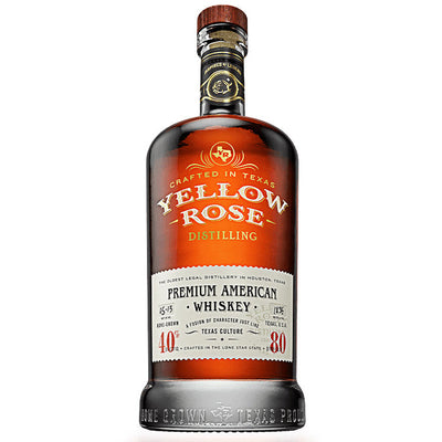 Yellow Rose Distilling Premium American Whiskey - Available at Wooden Cork