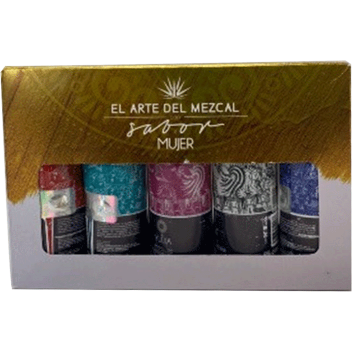 Yulia Mezcal Espadin 5-50ml Bottle Gift Pack - Available at Wooden Cork