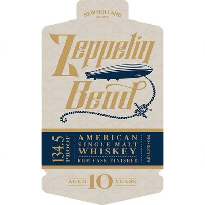 New Holland Zeppelin Bend 10 Year American Single Barrel Rum Cask Finish (134.5 proof) - Available at Wooden Cork